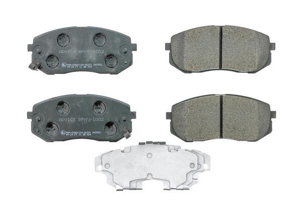 Jeu de 4 plaquettes de frein AISIN ref. BPHY-1002